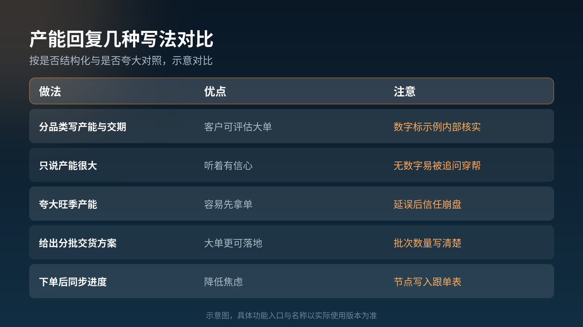 HelloGPT翻译器产能回复写法对照示意图