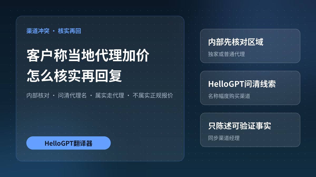 HelloGPT翻译器渠道冲突核实与回复封面图